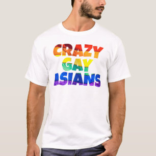 熱狂するで陽気なアジア人-熱狂するで豊富なアジア人のからかい Tシャツ
