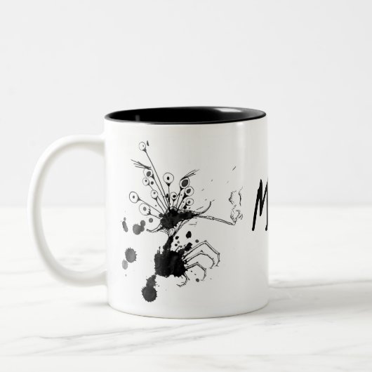 熱狂するなお母さんのマグ ツートーンマグカップ (左)