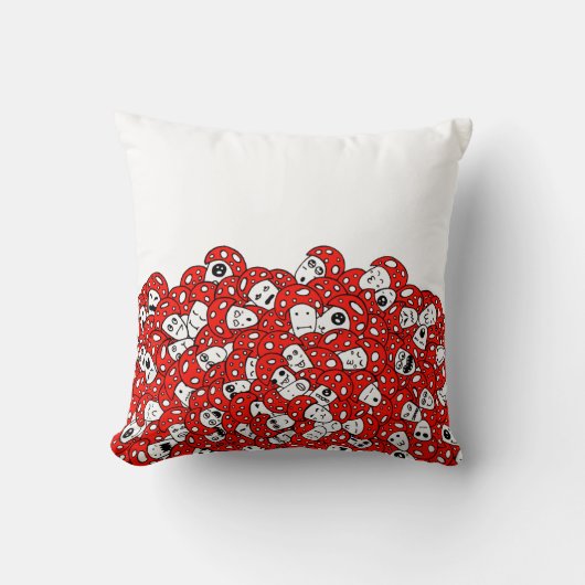 熱狂するなきのこ クッション (正面)