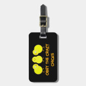 熱狂するなひよこに従って下さい ラゲッジタグ (正面縦)