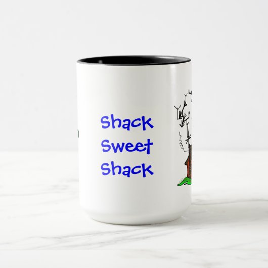 熱狂するなアンテナアマチュア無線の家のコーヒー・マグ マグカップ (中央)