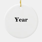 熱狂するなアンテナモービルハウスのアマチュア無線のオーナメント セラミックオーナメント (裏面)