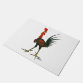 熱狂するなオンドリ ドアマット (アングル)