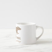 熱狂するなオーストラリア人Quollは何でもオーストラリアのユーモア食べます エスプレッソカップ (右)