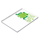 熱狂するなカエルの女性 ノートブック (左側)