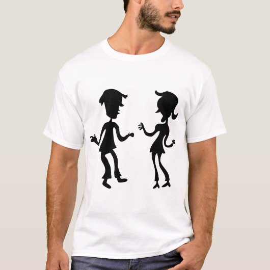 熱狂するなカップル Tシャツ (正面)