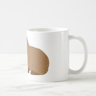 熱狂するなカピバラの女性 コーヒーマグカップ