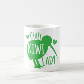 熱狂するなキーウィの女性 コーヒーマグカップ (中央)