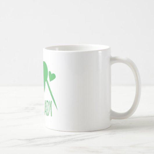 熱狂するなキーウィの女性 コーヒーマグカップ (右)