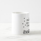 熱狂するなギフトの短い1匹の猫 コーヒーマグカップ (中央)