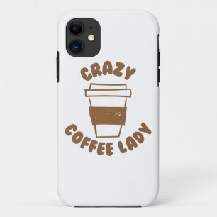 熱狂するなコーヒー女性 iPhone 11 ケース