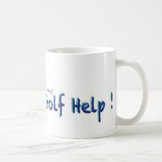 熱狂するなゴルフHelp.comファッションの自身のねじれ コーヒーマグカップ