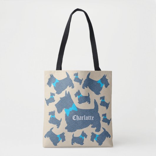 熱狂するなスコッチテリア"一流の"トートバック トートバッグ (正面)