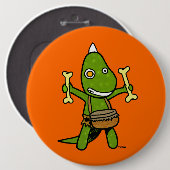 熱狂するなディーノ 缶バッジ (正面&裏面)