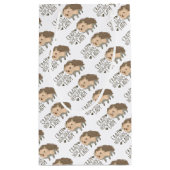 熱狂するなハリネズミの女性 スモールペーパーバッグ (裏面)