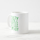 熱狂するなハ虫類の女性 コーヒーマグカップ (正面左)