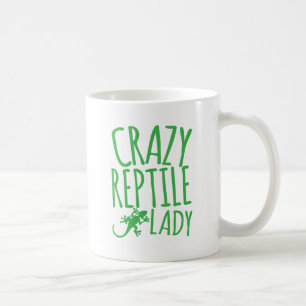 熱狂するなハ虫類の女性 コーヒーマグカップ