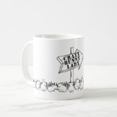 熱狂するなバニーの女性への道 コーヒーマグカップ (正面左)