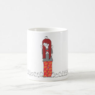 熱狂するなバニーの女性 コーヒーマグカップ