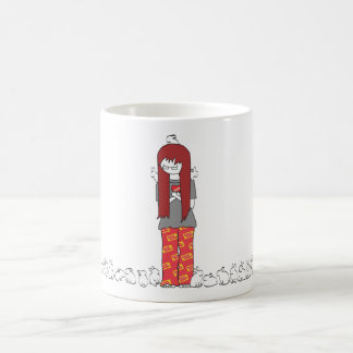 熱狂するなバニーの女性 コーヒーマグカップ