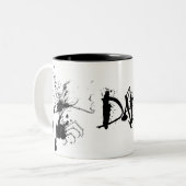 熱狂するなパパのマグ ツートーンマグカップ (正面左)