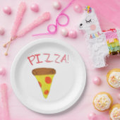 熱狂するなピザプレート ペーパープレート (パーティー)