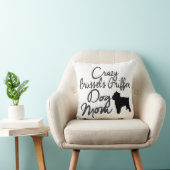 熱狂するなブリュッセルGriffon犬のお母さん クッション (椅子)