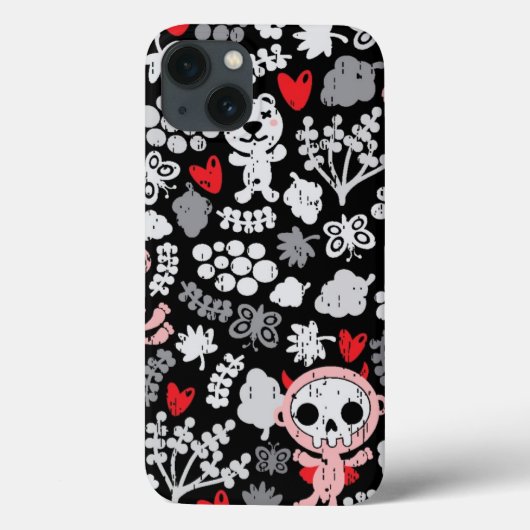 熱狂するなベビーパターン Case-Mate iPhoneケース (裏面)