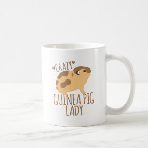 熱狂するなモルモットの女性 コーヒーマグカップ