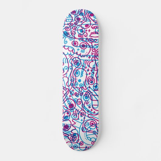 熱狂するなモンスターのグラフィックが付いているクールなスケートボード スケートボード (正面)