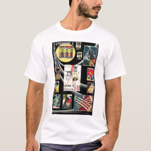 熱狂するなロシア人のソビエト社会主義共和国連邦のプロパガンダポスタ Tシャツ