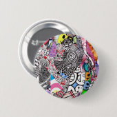 熱狂するな偶発性 缶バッジ (正面&裏面)