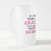 熱狂するな兄弟 フロストグラスビールジョッキ (正面左)