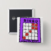 熱狂するな凧の勝者! ビンゴボタン 缶バッジ (正面&裏面)