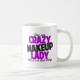 熱狂するな化粧の女性コーヒー・マグ コーヒーマグカップ