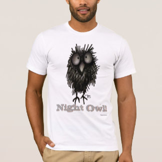 熱狂するな夜型の人-おもしろいなフクロウの発言 Tシャツ
