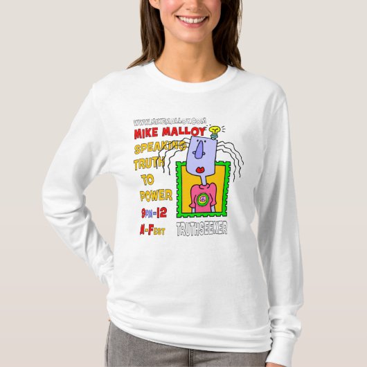 熱狂するな女の子TRUTHSEEKER Tシャツ (正面)