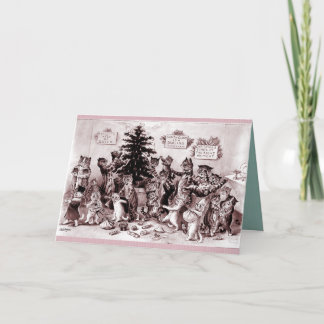 熱狂するな子猫のクリスマス シーズンカード