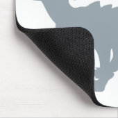 熱狂するな恐竜の女性 マウスパッド (コーナー)