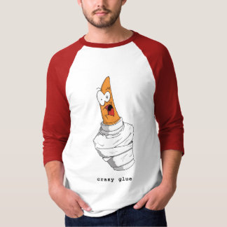 熱狂するな接着剤 Tシャツ