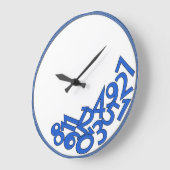 熱狂するな時計 ラージ壁時計 (傾斜)