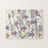 熱狂するな法律のパズル#2 ジグソーパズル (横)