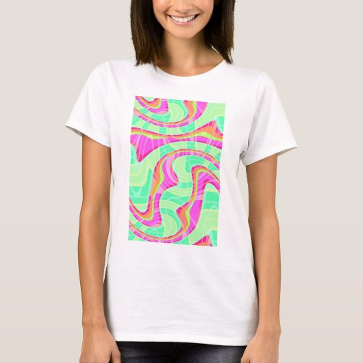 熱狂するな波 Tシャツ (正面)