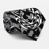 熱狂するな渦巻のデザイン ネクタイ (ロール)