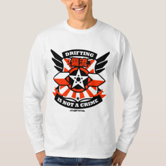 熱狂するな漂流のパトロール-漂うことは罪はではないです(赤い) Tシャツ