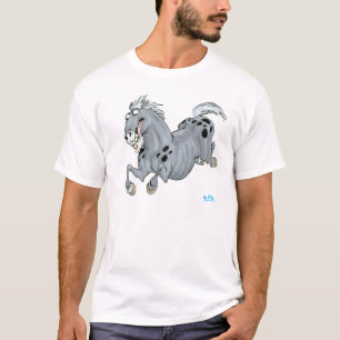 熱狂するな漫画の馬のTシャツ Tシャツ