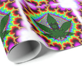 熱狂するな煙の雑草のおもしろいのラスタ ラッピングペーパー (ロールコーナー)
