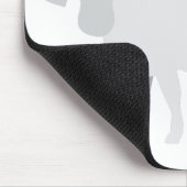 熱狂するな牛女性 マウスパッド (コーナー)