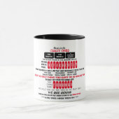 熱狂するな物マグ マグカップ (中央)