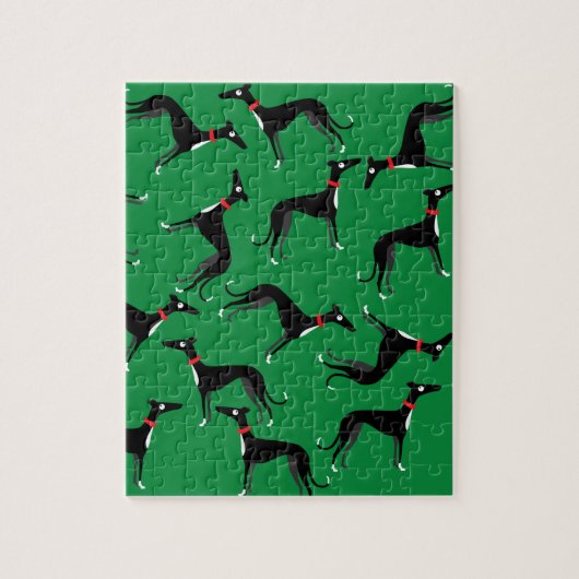 熱狂するな猟犬 ジグソーパズル (縦)